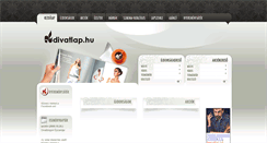 Desktop Screenshot of divatlap.hu